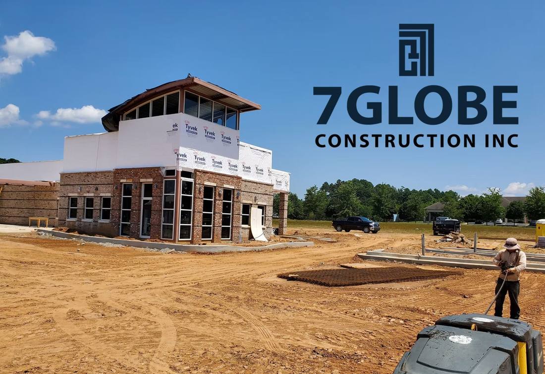 Site work for a car wash in Oakwood, Georgia